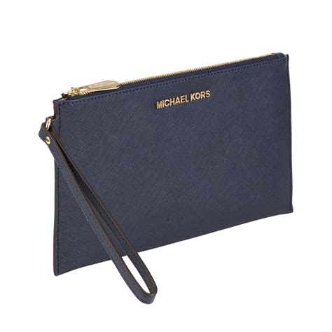 michael michael kors jet set leather travel zip clutch bag|bandolera jet set Michael Kors.